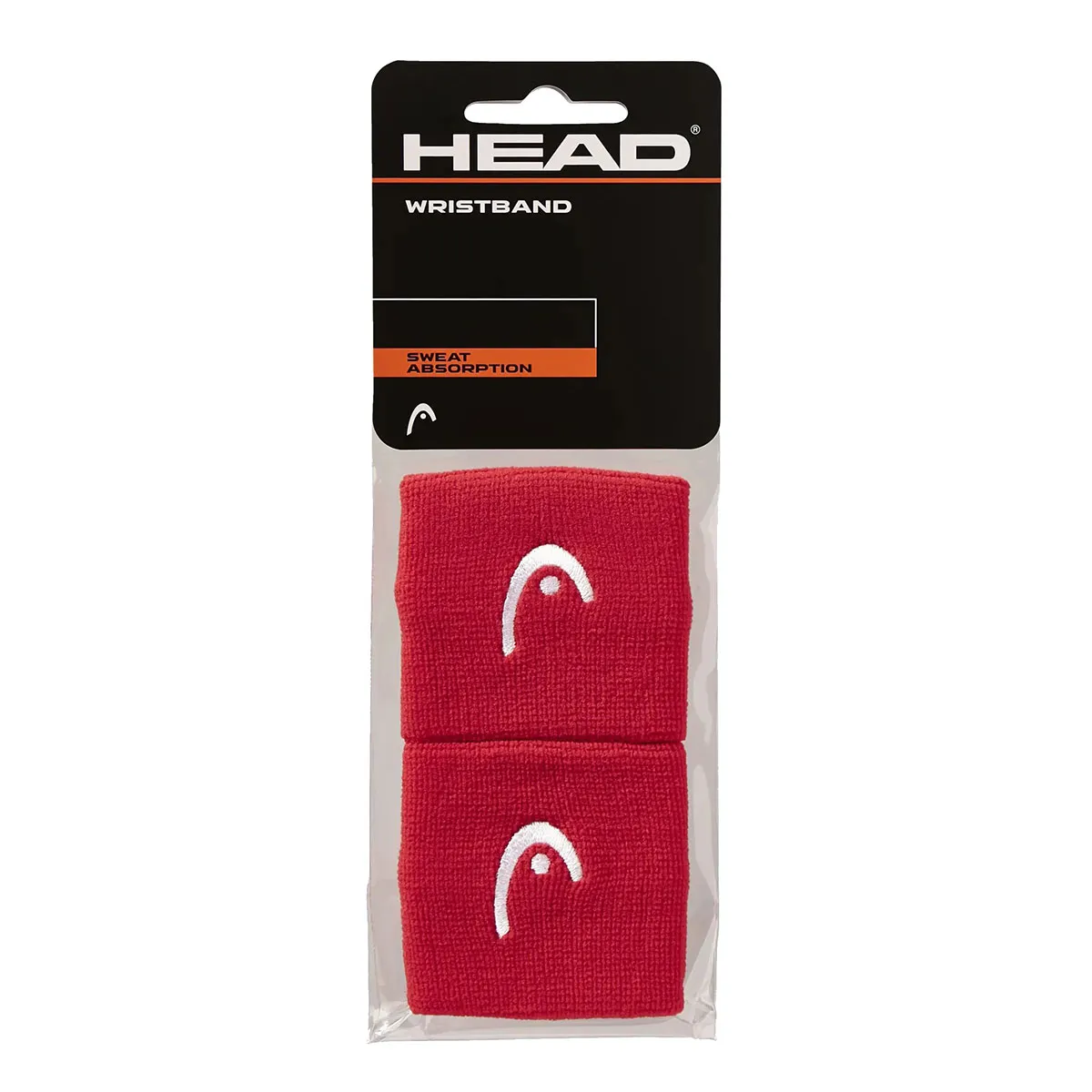 HEAD Red 2.5" Wristbands
