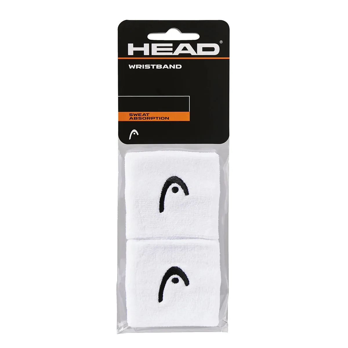 HEAD White 2.5" Wristbands