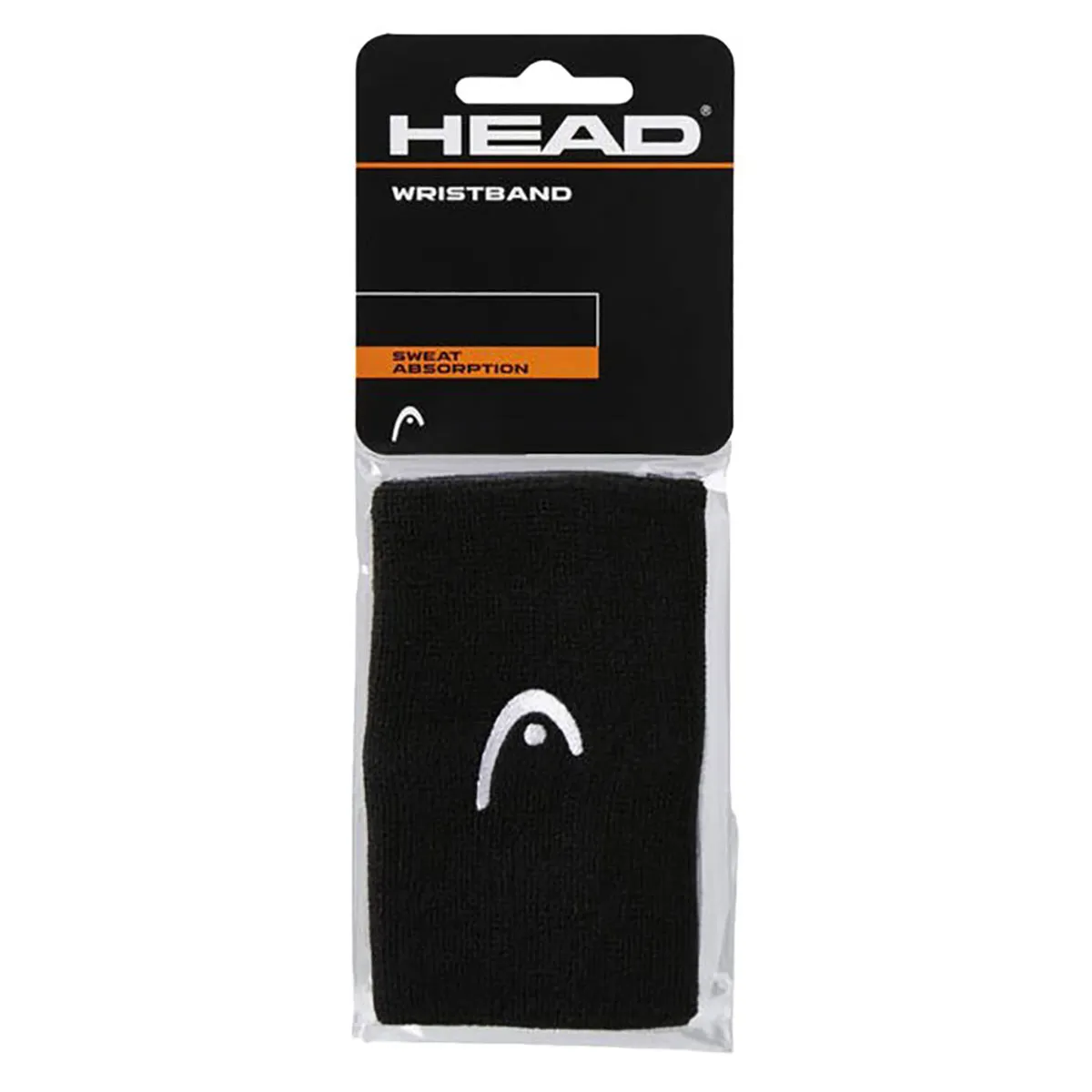 HEAD Black 5" Wristbands