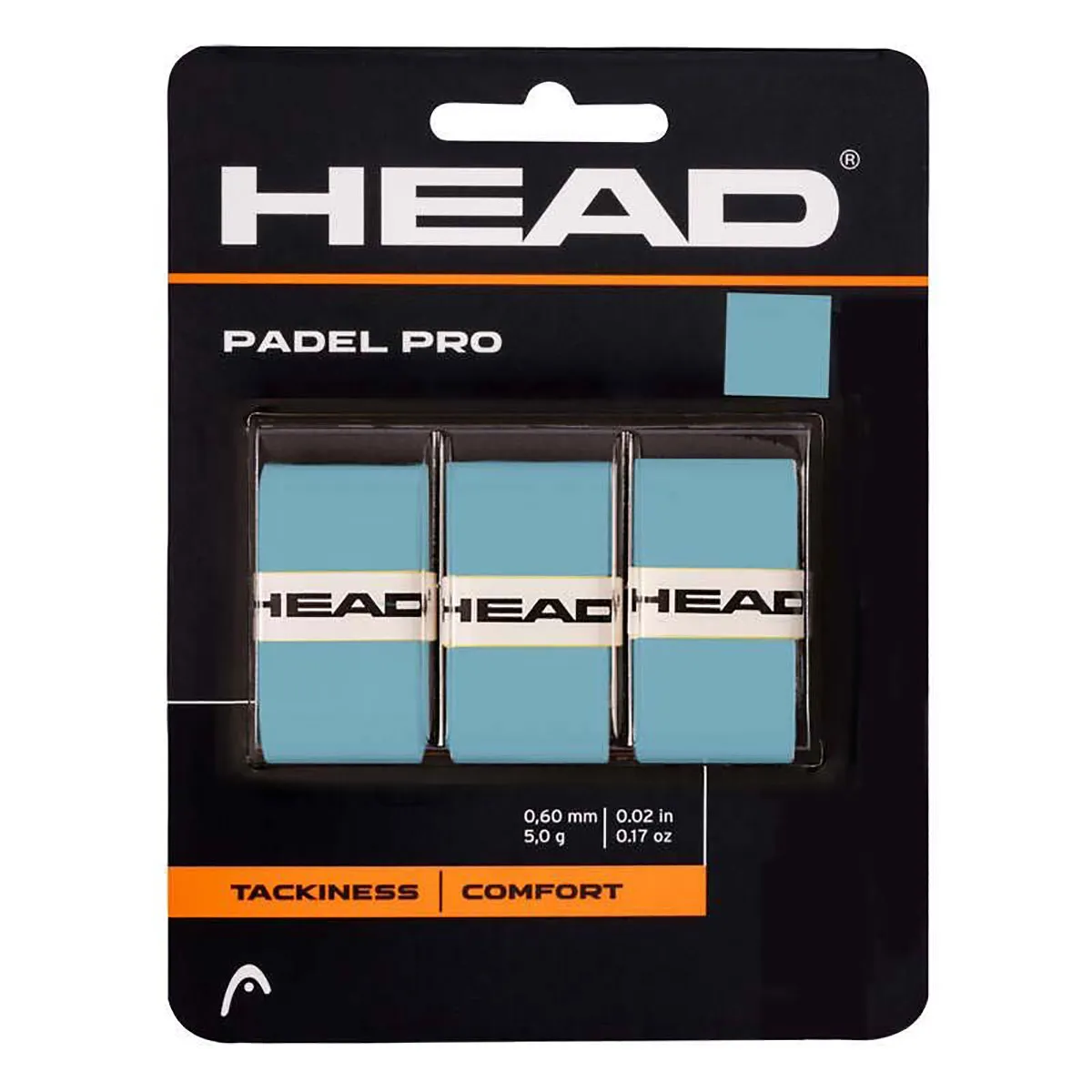 HEAD Padel Pro Blue Overgrip - Pack of 3