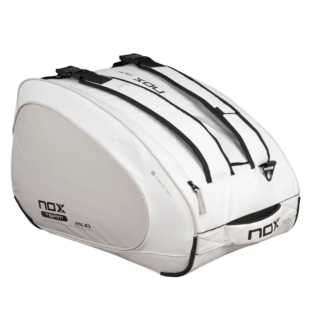 NOX ML10 Team White / Grey Padel Racket Bag