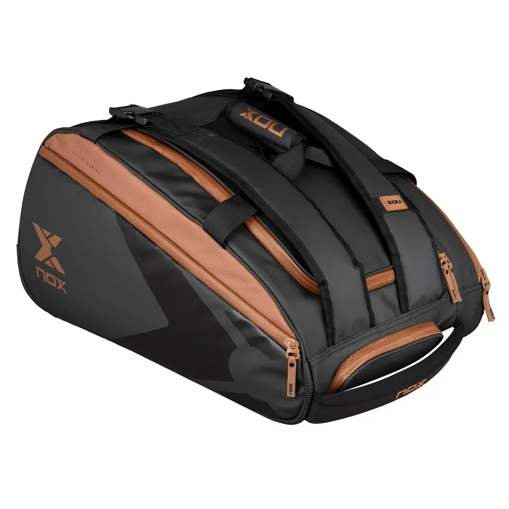 NOX Luxury Open Series Black / Brown Padel Racket Bag