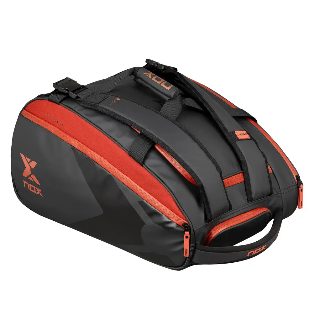 NOX Luxury Open Series Black / Red Padel Racket Bag