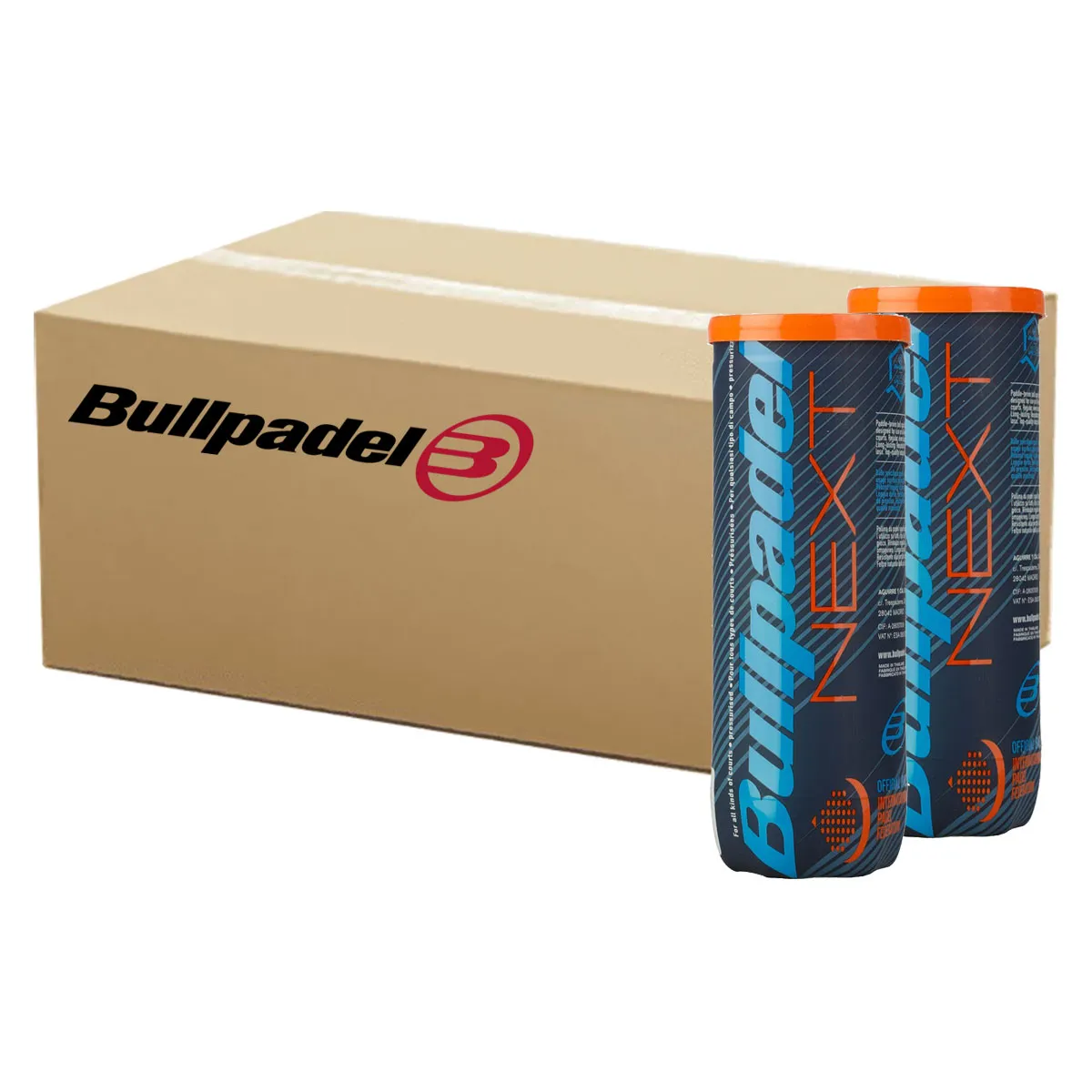 Bullpadel Next FIP Padel Balls - 3 Ball Tube x 24