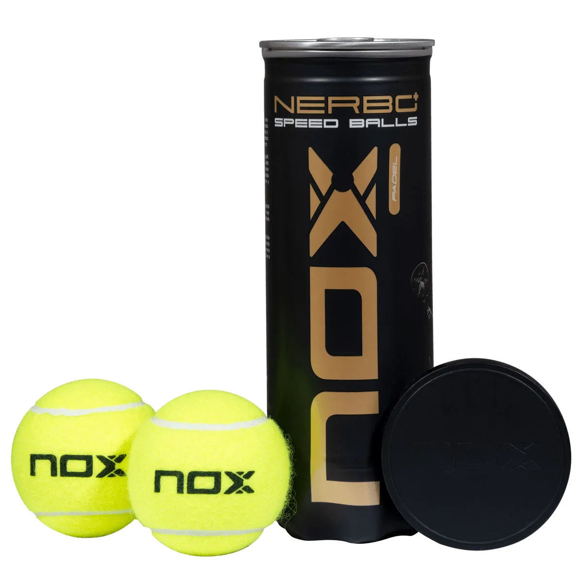 NOX Nerbo Speed Padel Balls - 3 Ball Tube