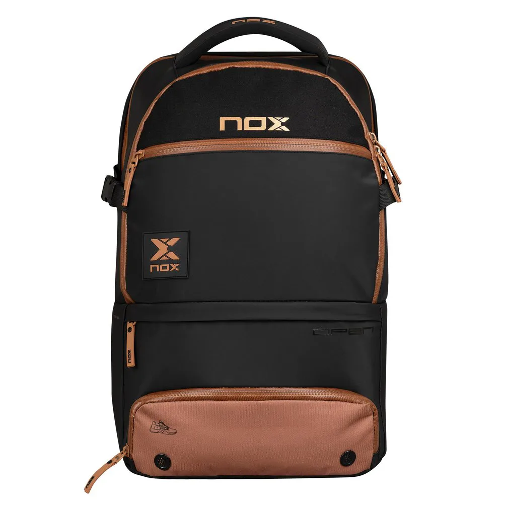 NOX Luxury Open Series Black / Brown Backpack