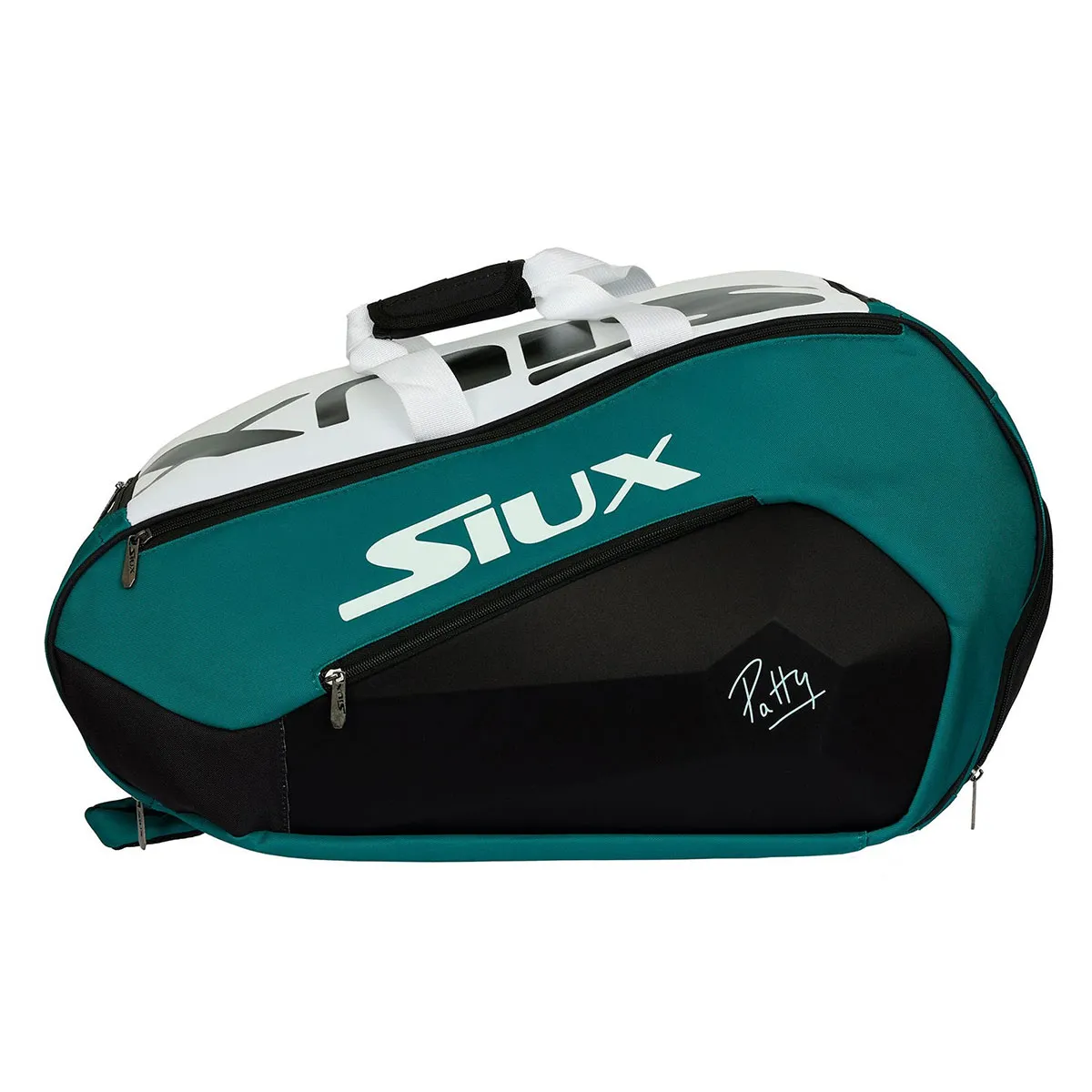 Siux Trilogy Patty Green White Racket Bag