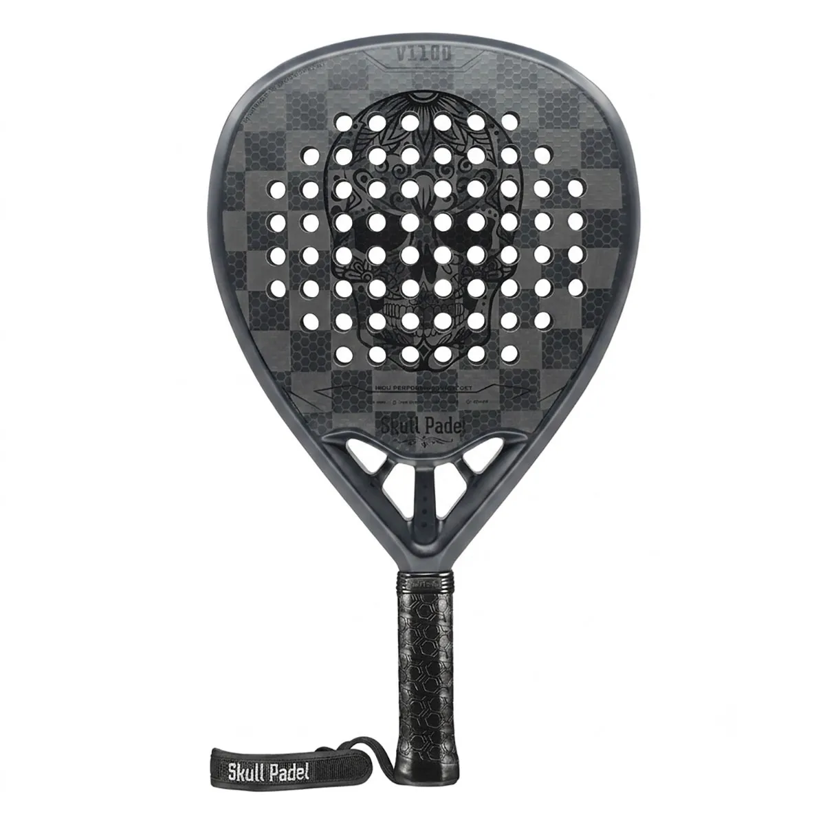 Skull Padel V1100 Matte Blue Black 24K Padel Racket