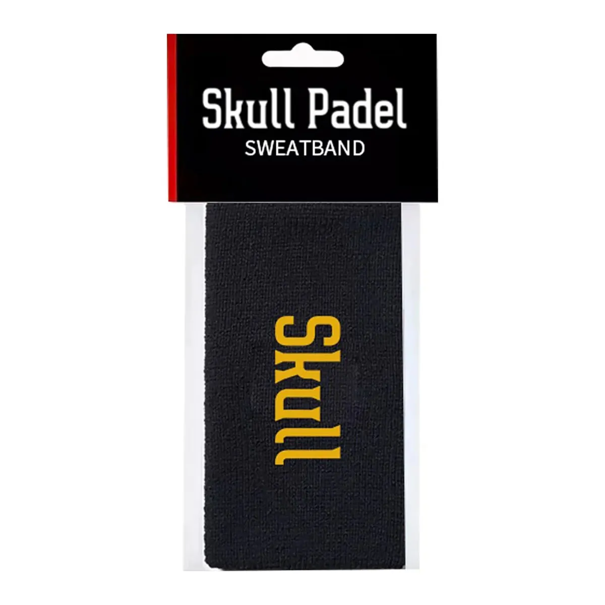 Skull Padel Large Sweatband - Black Gold