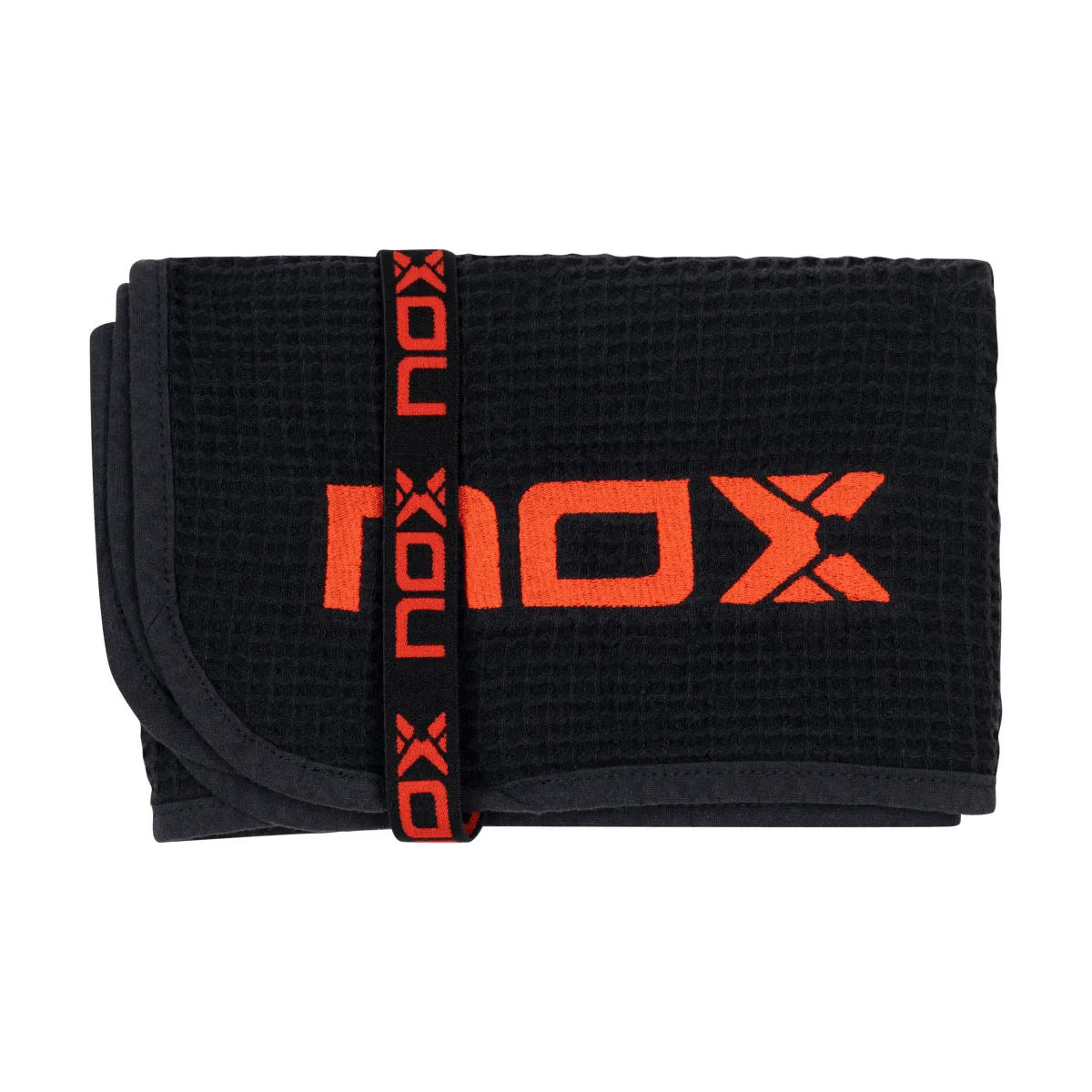 NOX Cotton Sports Towel - Black / Red
